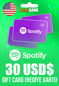 Spotify Gift Card - 30 Usd